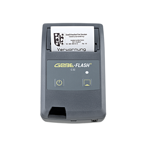 GeBE mobiler Thermodrucker für Belege und Messdaten GeBE-FLASH