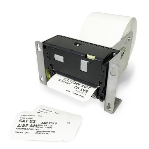 Thermodrucker für ISO Tickets und Fahrscheindruck GeBE-COMPACT Plus