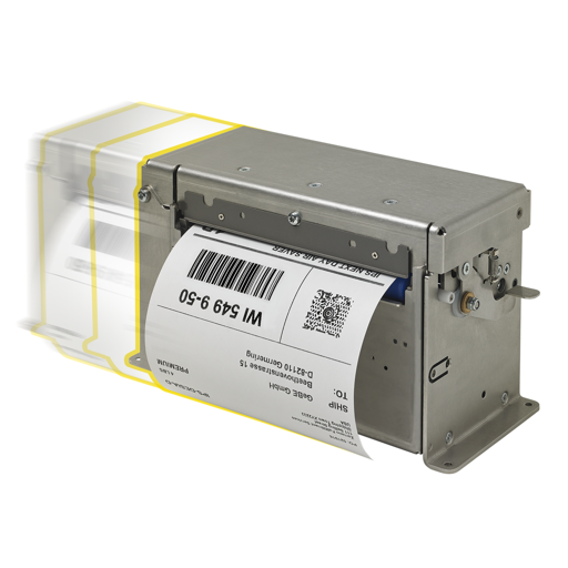 Skalierbarer 4 Zoll Thermodrucker für Linerless Labels in Verpackung und Logistik